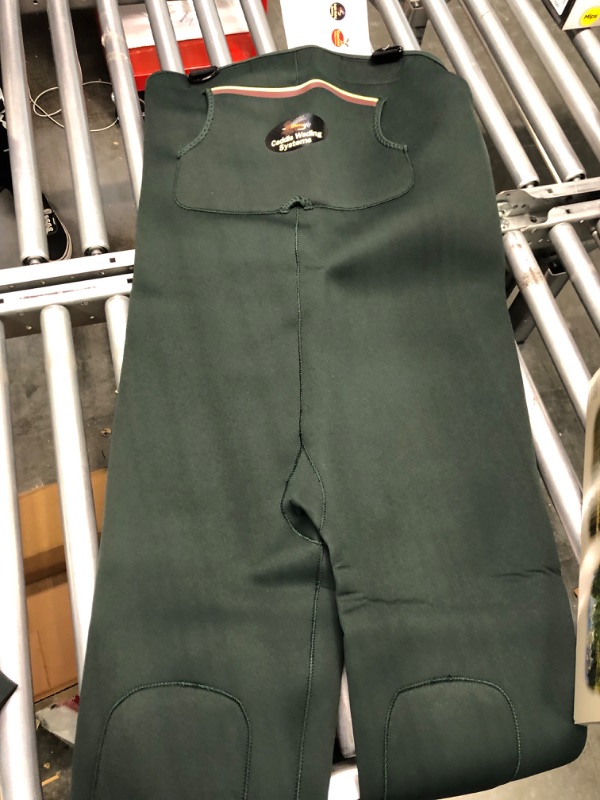 Photo 4 of Caddis Men's Green Neoprene Stocking Foot Wader Medium