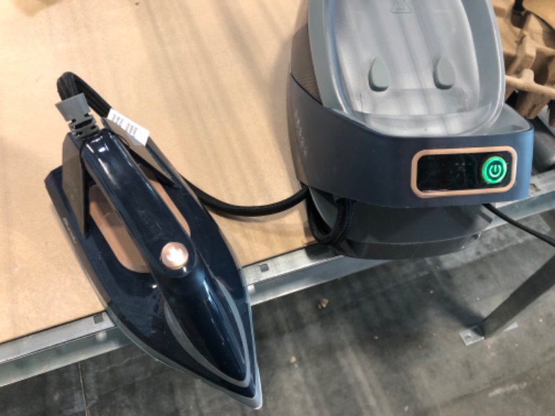 Photo 1 of Pro Steam Station with Dual-Ceramic Soleplate, Sundu 1800W LED Display Steam Iron, 1.5 L Detachable Water Tank and Secure Lock for Easy Carry, Auto Shut-Off, Self-Cleaning and Anti-Calc for Home and Large Place Blue