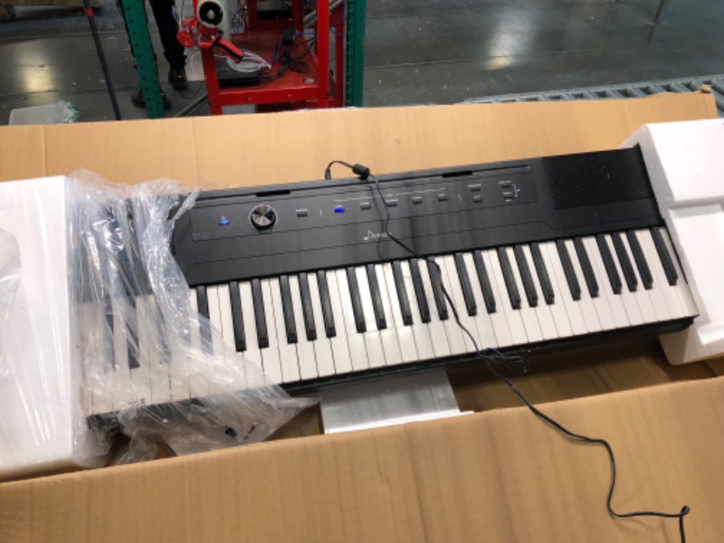 Photo 9 of Donner DEP-45 Digital Piano Ultrathin, Beginner Electric Piano Keyboard with 88 semi-weighted Keys, Full Size Portable Electronic Keyboard Piano with Sustain Pedal, Power Supply, Support MIDI DEP45+Pedal