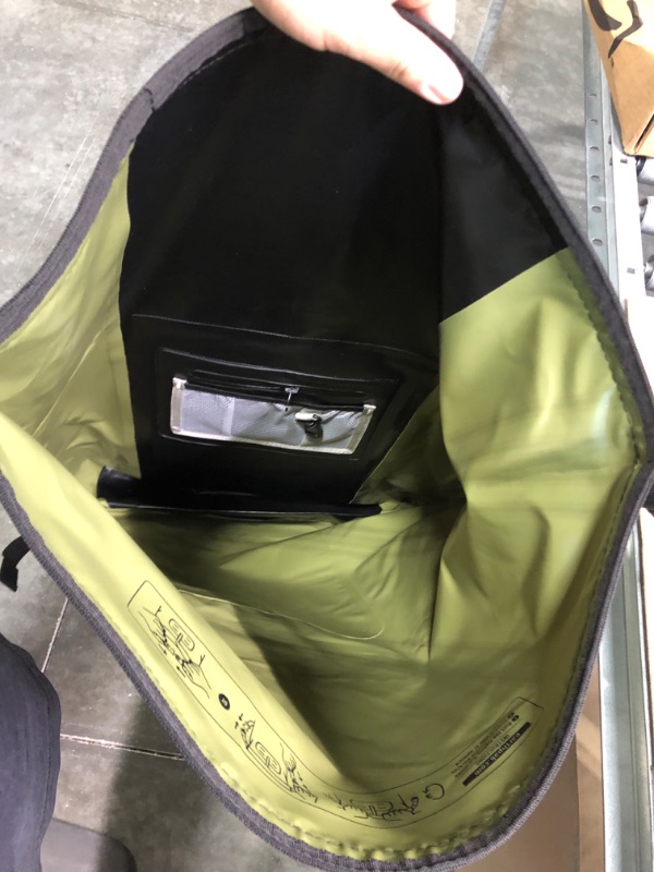 Photo 1 of Earth Pak Waterproof Backpack: 55L Heavy Duty Roll-Top Closure with Easy Access Front-Zippered Pocket and Cushioned Padded Back Panel for Comfort with IPX8 Waterproof Phone Case
