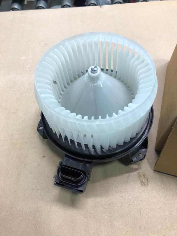 Photo 3 of Front Manual Temp Control AC Heater Blower Motor w/Fan Compatible with 09-13 Corolla / 09-14 Matrix / 06-18 RAV4-11-16 tC / 08-15 xB - 09-10 Vibe Replaces 8710342090