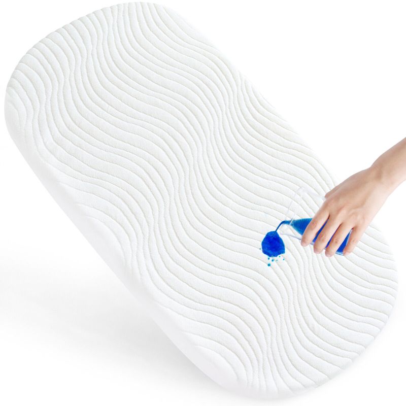 Photo 1 of Baby Bassinet Mattress with Waterproof Removable Cover Size & Shape Optional

