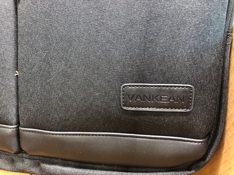 Photo 2 of VANKEAN Laptop Briefcase for Men Women, 17.3 Inch Bag Water Repellent & Expandable 