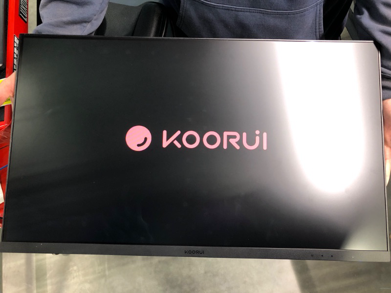 Photo 4 of KOORUI 27 Inch FHD Monitor, Computer Monitors Full HD(1920 x 1080p) IPS Display 75Hz, HDMI, VGA, 5ms Response Time, 75 x 75 mm VESA Mountable, Frameless 27" 75Hz IPS