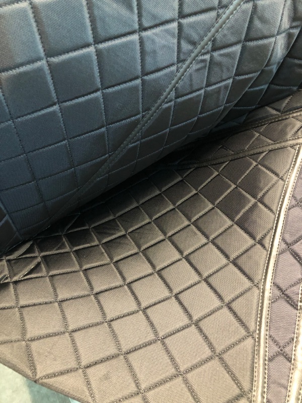 Photo 3 of TAUTO Tesla Model Y Trunk Pet Mat Liner Cargo Mats Waterproof Trunk Dog Mat Rear Seat Cover Protector Accessories 2022 2021 2020(Black) MY Pet Mat