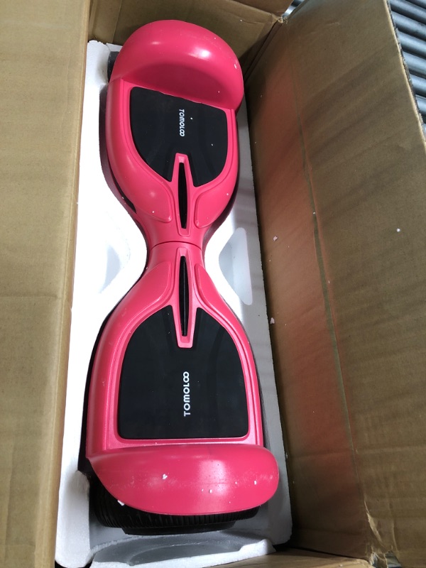 Photo 2 of TOMOLOO Hoverboard for Kids and Adults with LED Lights and Bluetooth Speakers,Electric Hover Board with UL2272 Certified,Two-Wheel Mechanical Self Balancing Scooters Hoverboards for Boys and Girls Pink