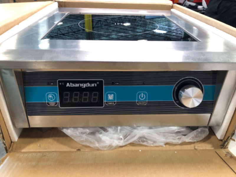 Photo 3 of Commercial Induction Cooktop 5000W/220V Commercial Range Countertop Burners Hot Plate for Kitchen Restaurants Abangdun