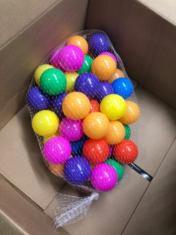 Photo 2 of TRENDBOX 50 pcs Ball Pit Balls Plastic Balls for Ball Pit, BPA Free Ocean Ball for Toddlers - 7 Colors