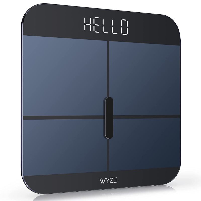 Photo 1 of WYZE Smart Scale X for Body Weight, Digital Bathroom Scale for BMI, Body Fat, Water and Muscle, Heart Rate Monitor, Body Composition Analyzer