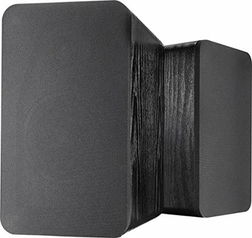 Photo 1 of Insignia - Powered Bookshelf Speakers (Pair) - Black