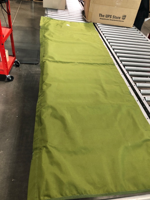 Photo 1 of EVER ADVANCED Compact Camping Cot for Sleeping, Fishing, Outdoor Travel, Folding Portable Bed with Carrying Bag Supports Up to 250lbs, Green