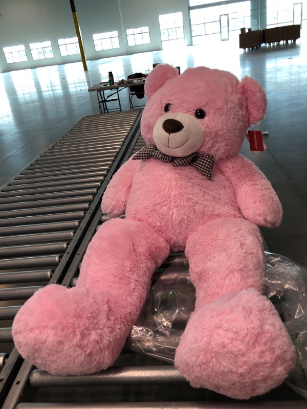 Photo 1 of MaoGoLan Huge Pink Stuffed Animals 47 inch Life Size Cute Teddy Bears Big Giant Teddy 4 Feet for Baby Girls Shower Decorations
