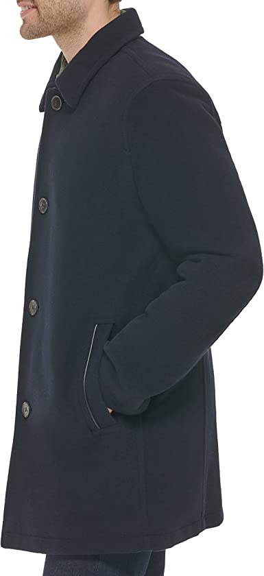 Photo 2 of Cole Haan Signature Men's Wool Plush Car Coat XL Black