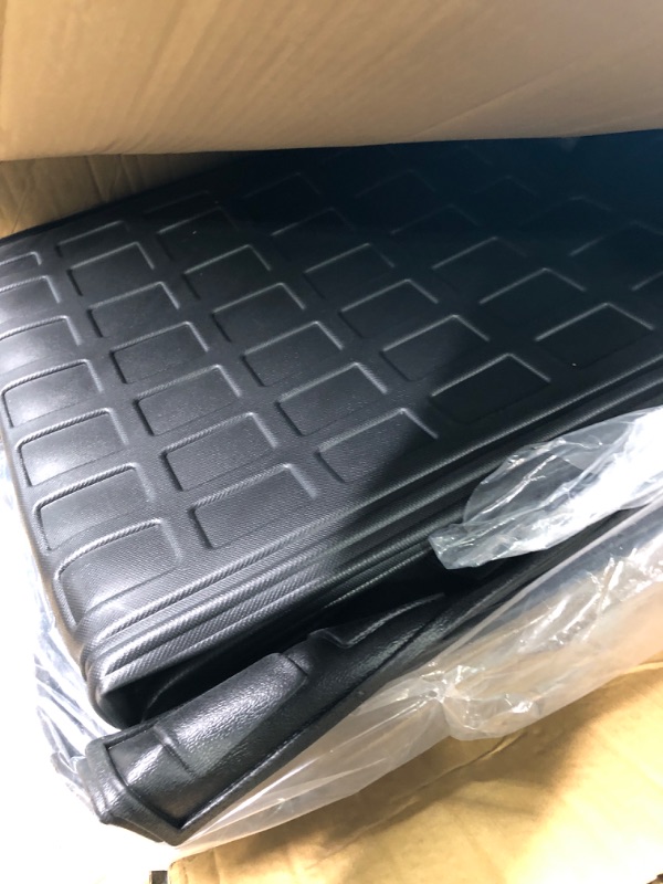 Photo 4 of Rongtaod Fit 2017-2022 Honda CRV Floor Mats Cargo Liner TPE All Weather Trunk Mats Back Seat Cover Backrest Mats 2021 CR-V Accessories (Trunk Mats + Backrest Mats + Floor Mats) Fit CRV Fuel Trunk Mats + Backrest Mats + Floor Mats