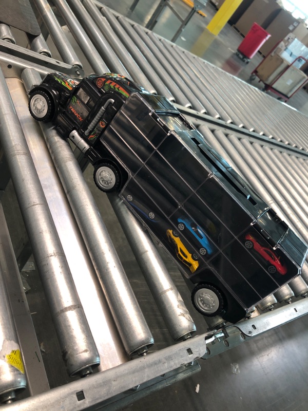 Photo 1 of Big Daddy Tractor Trailer Car Collection Case Carrier Transport Toy Truck for Kids Includes 6 Cars + Accessories 20 Inch Super Duty Truck
