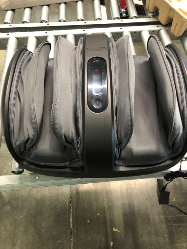 Photo 1 of Nekteck Foot Shiatsu Massager, Calf Massage with Heat Therapy, Deep Kneading, Vibration, Compression Leg Massager for Home and Office Use (Remote Control) Black
