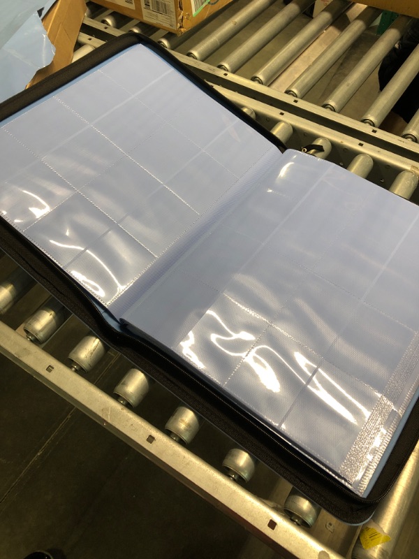 Photo 1 of TopDeck 1000 Card Portfolio | 16 Pocket Trading Cards Album | Long Term Storage Binder | Side Load Sleeves | Pokemon/MTG/Yugioh/TCG Folder | Trading & Sports Holder | (Celeste) Blue