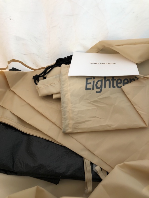 Photo 1 of EighteenTek Sports Tent - Instant Tent Shelter - Outdoor Bubble Tent 1-6 Person - Rain Tent Shelter Pop Up - Clear, Patent Protected Design 63"x63"x63"h