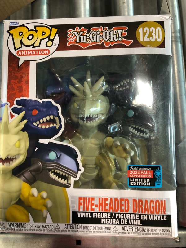 Photo 4 of Funko POP! Super Animation: Yu-Gi-Oh! Five-Headed Dragon Vinyl Figure 2022 Fall Convention Exclusive, 1230