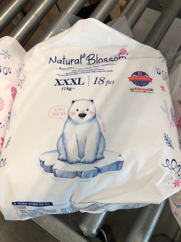 Photo 3 of Natural Blossom Easy Pull-up Diaper Pants | Size (7) 5T-6T (37 lbs and Over) | 72 Count (18ea*3packs) | Vegan - Super Soft - Hypoallergenic - Ultra-Slim Size 7 (54 Count)