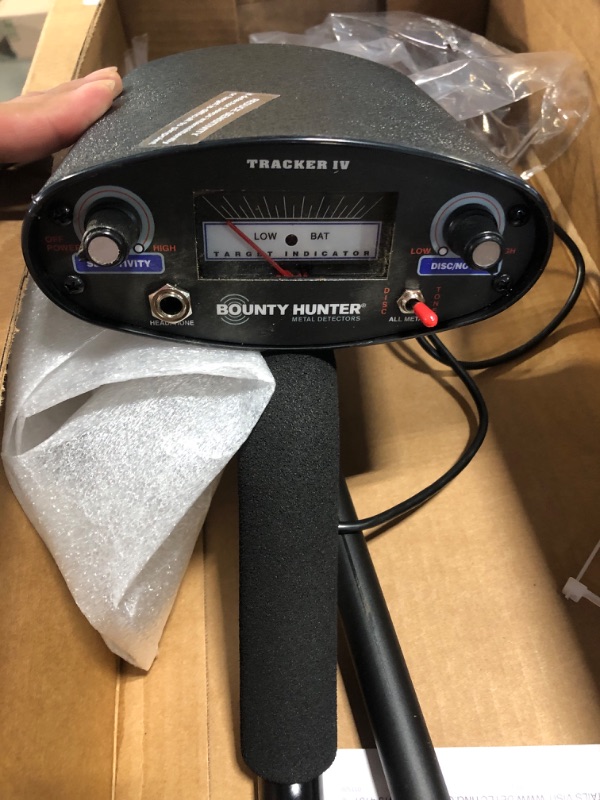 Photo 4 of Bounty Hunter TK4 Tracker IV Metal Detector, 8-inch Waterproof Coil Detects, Black
