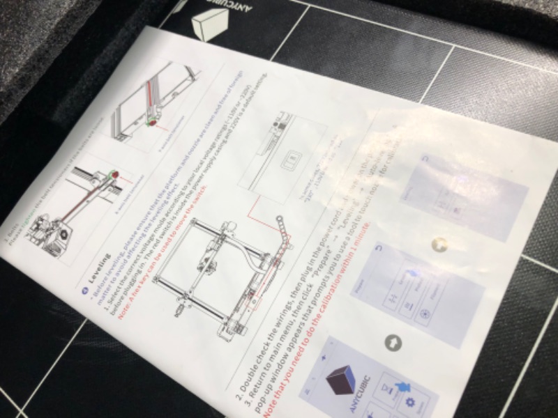 Photo 3 of Anycubic Kobra Plus 3D Printer Auto Leveling, Large 3D Printer with Smart Precise 25-Point Leveling and All-Metal Geared Extruder for Smooth Filament in & Out, Large Build Volume 13.8x11.8x11.8inch