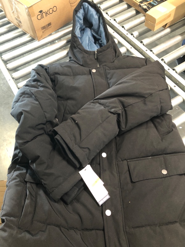 Photo 2 of Dockers Men's Arctic Cloth Heavyweight Parka Medium Black