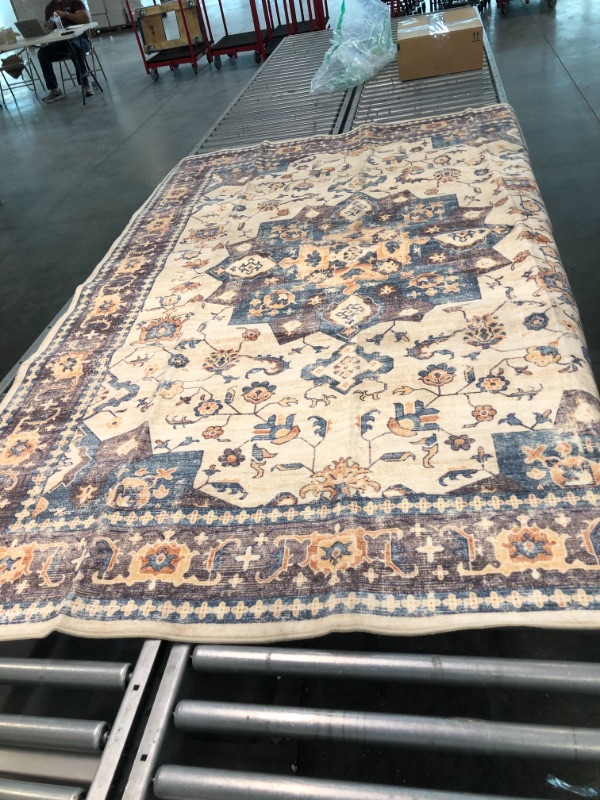 Photo 2 of ankara tan Indoor Distressed/Overdyed Oriental Area Rug 5x7