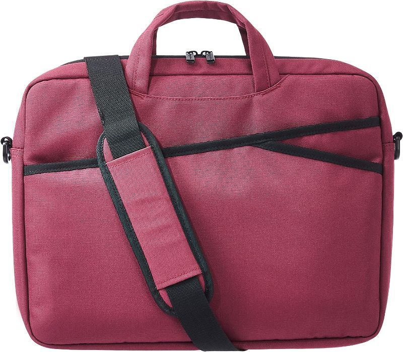 Photo 1 of Amazon Basics Business Laptop Case Bag - 15-Inch, Maroon