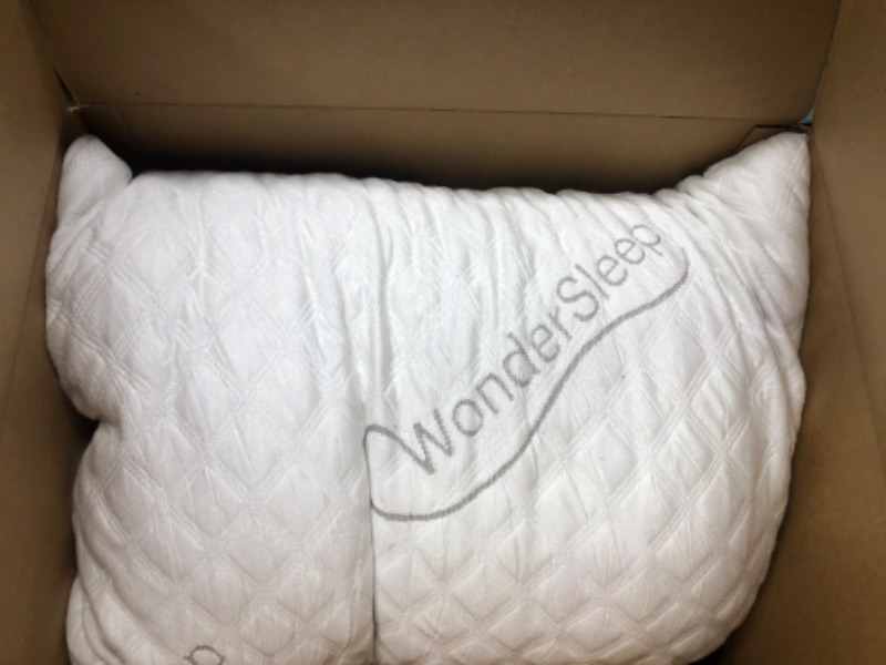 Photo 3 of WonderSleep Premium Adjustable Loft [Queen Size ] - Shredded Memory Foam Pillow for Home & Hotel Collection