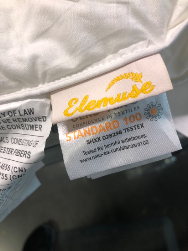 Photo 1 of ELEMUSE Twin Cooling Mattress Topper for Back Pain, Extra Thick Mattress pad Cover, Plush Soft Pillowtop with Elastic Deep Pocket, Overfilled Down Alternative Filling