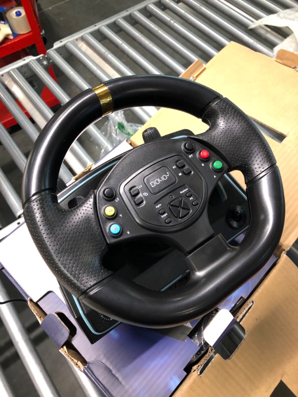Photo 1 of DOYO 1080° Gaming Racing Wheel with Pedals and Shifter, Steering Wheel for PC, Xbox One, Xbox Series 360, PS4, PS3 and Nintendo Switch