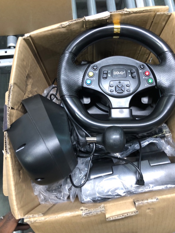Photo 1 of DOYO 1080° Gaming Racing Wheel with Pedals and Shifter, Steering Wheel for PC, Xbox One, Xbox Series 360, PS4, PS3 and Nintendo Switch