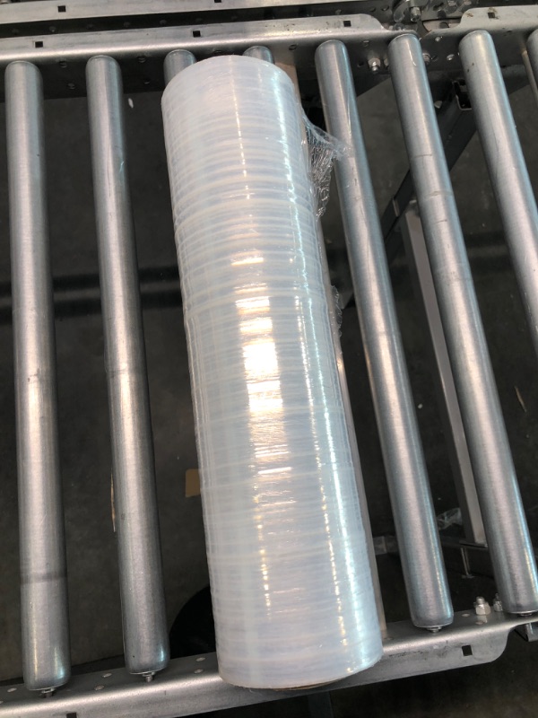 Photo 1 of Stretch Wrap Industrial Strength Extra Thick 18" 1100 SqFt 80 Gauge (20 Micron) Clear Cling Plastic Pallet Supplies Durable Self-Adhering Packing Moving Packaging Heavy Duty Shrink Film Roll 1 Pack Clear