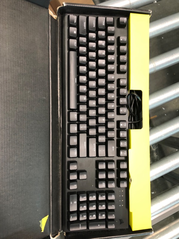 Photo 3 of Corsair K60 RGB Pro Low Profile Mechanical Gaming Keyboard - CHERRY MX Low Profile SPEED Mechanical Keyswitches – Slim and Streamlined Durable Aluminum Frame - Customizable Per-Key RGB Backlighting CHERRY LP K60 RGB Pro Low Profile