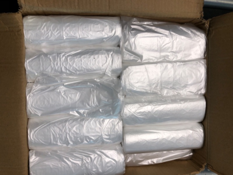 Photo 3 of Reli. 6-10 Gallon Trash Bags (1000 Count Bulk) Trash Can Liners - 7 Gallon - 8 Gallon - 10 Gallon Trash Bags - Trash Can Liners / Garbage Bags (6 Gal, 7 Gal, 8 Gal, 10 Gal in Bulk), Clear 6-10 Gallon | 1000 Count (Bulk Value)