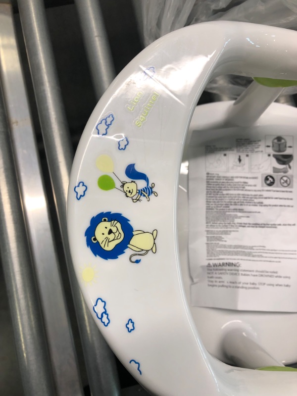 Photo 1 of Baby Bath Seat with Anti-Slip Edge Infant Baby Bath Chair for Sitting Up Baby Bathtub Seat Provides Backrest Support,6-18 Months(White) White 2