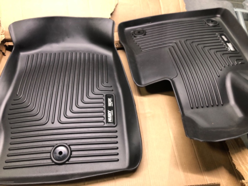 Photo 6 of Husky Liners Weatherbeater | Fits 2018 - 2021 GMC Terrain, Front & 2nd Row Liners - Black, 3 pc.