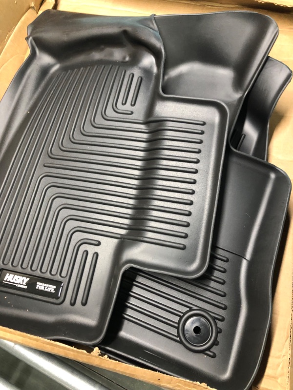 Photo 2 of Husky Liners Weatherbeater | Fits 2018 - 2021 GMC Terrain, Front & 2nd Row Liners - Black, 3 pc.