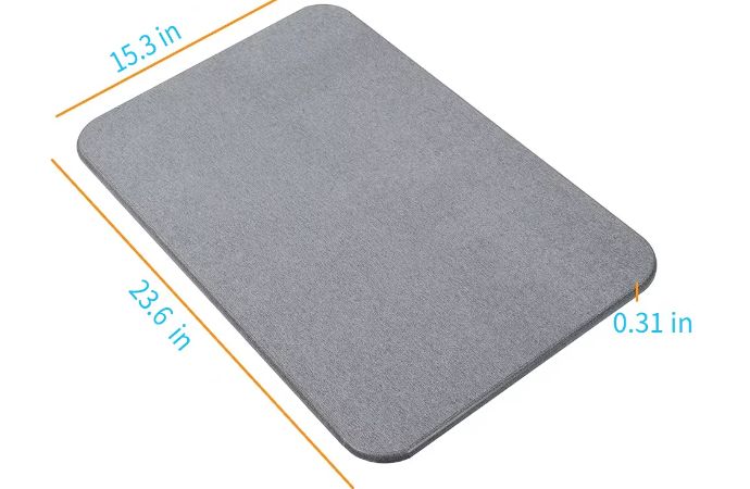 Photo 1 of stone mat for foot scrub 