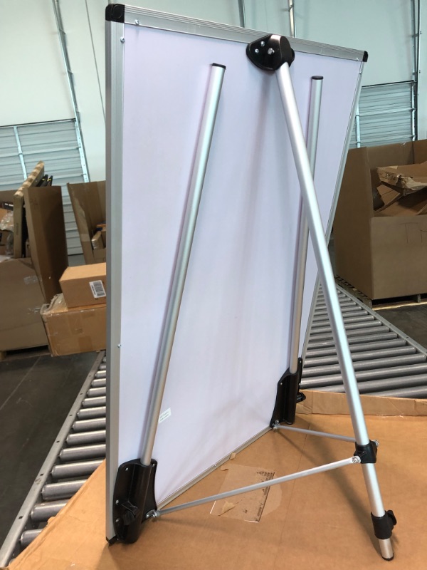 Photo 5 of  Portable Dry Erase Easel Board 36 x 24 Tripod Whiteboard Height Adjustable, 3' x 2' Flipchart Easel Stand White Board for Office or Teaching at Home & Classroom