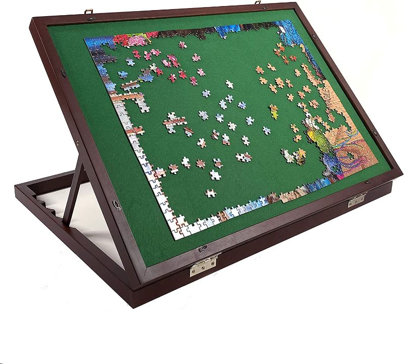 Photo 1 of  Adjustable Wooden Jigsaw Puzzle Table - 