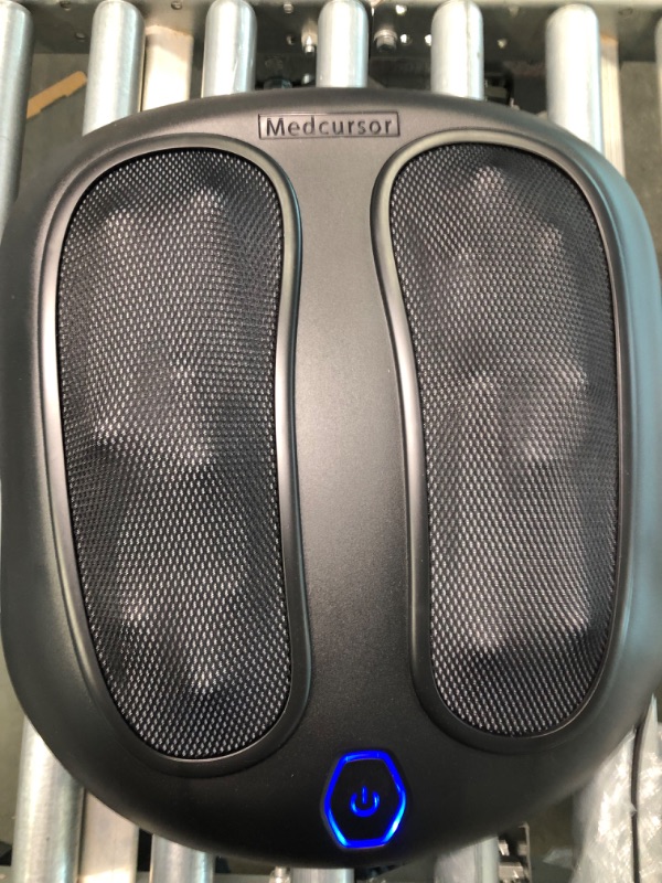 Photo 5 of Medcursor Shiatsu Foot Massager with Built-in Soothing Heat Function, Electric Deep Kneading Foot Massage Machine, Muscle Fatigue Relief, Home and Office Use, Black