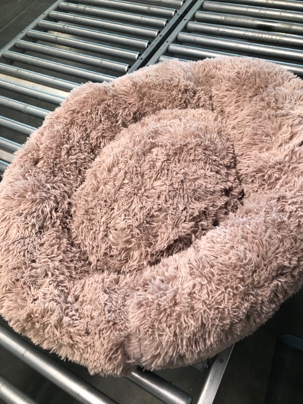 Photo 3 of Orthopedic Dog Bed Comfortable Donut Cuddler Round Dog Bed Ultra Soft Washable Dog and Cat Cushion Bed 30x30