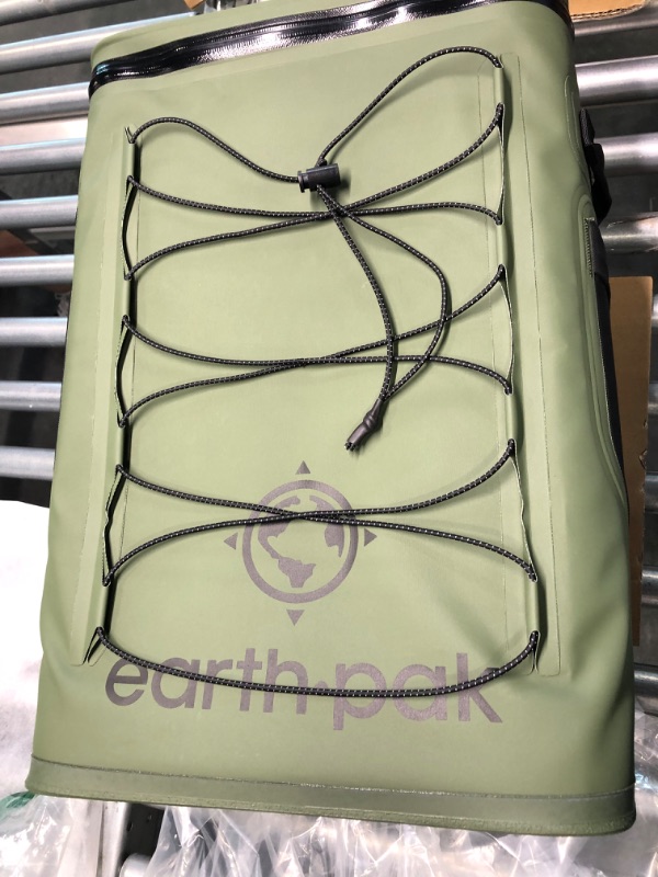 Photo 1 of Insulated Backpack Cooler Holds 24 or 35 Cans for 72 Hours - Perfect Lunch or Drink Bag for Camping, Hiking, Fishing, Kayaking, Sports, or Beach - 100% Waterproof Heavy Duty Construction by Earth Pak 35 can Green