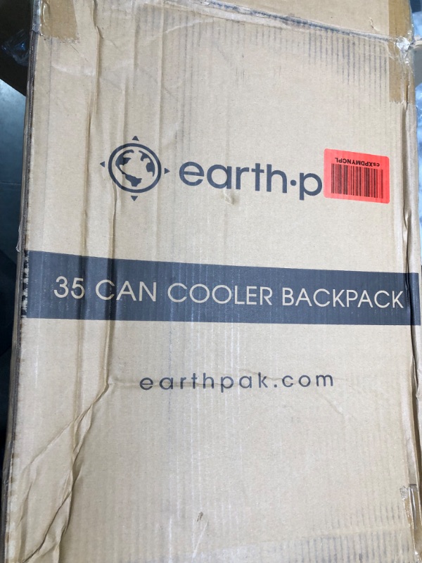 Photo 1 of Insulated Backpack Cooler Holds 24 or 35 Cans for 72 Hours - Perfect Lunch or Drink Bag for Camping, Hiking, Fishing, Kayaking, Sports, or Beach - 100% Waterproof Heavy Duty Construction by Earth Pak 35 can Green