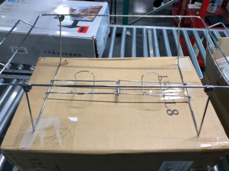 Photo 3 of Chafing Wire Rack Buffet Stand - 6 Pack Full Size Racks For Dish Serving Trays Food Warmer catering supplies for Parties, Occasions, or Events