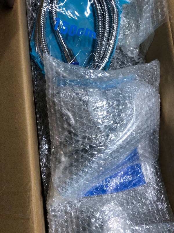 Photo 1 of YAGATAP LED Shower Panel Tower System,Hydroelectricity Display Rain Massage Full Body Shower System with Jets,Bathroom 6-Function Shower Tower with LED Rainfall Waterfall Shower Head,Black……… Black-HFT8009