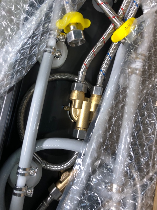 Photo 1 of YAGATAP LED Shower Panel Tower System,Hydroelectricity Display Rain Massage Full Body Shower System with Jets,Bathroom 6-Function Shower Tower with LED Rainfall Waterfall Shower Head,Black……… Black-HFT8009