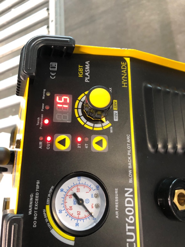 Photo 1 of hynade CNC Plasma Cutter Blow Back, Non-HF Pilot Arc Non-Touch 110/220V Plasma Cutting Machine, THC Torch Height Control Enabled (CUT60DN)